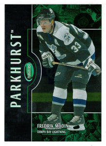 Fredrik Modin - Tampa Bay Lightning (NHL Hockey Card) 2002-03 Parkhurst # 127 Mint