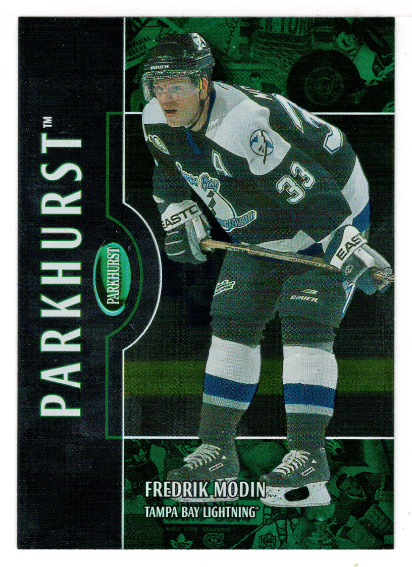 Fredrik Modin - Tampa Bay Lightning (NHL Hockey Card) 2002-03 Parkhurst # 127 Mint