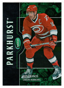 Ron Francis - Carolina Hurricanes (NHL Hockey Card) 2002-03 Parkhurst # 128 Mint