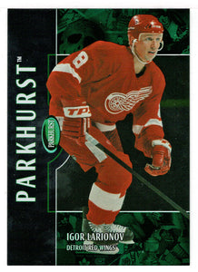 Igor Larionov - Detroit Red Wings (NHL Hockey Card) 2002-03 Parkhurst # 196 Mint