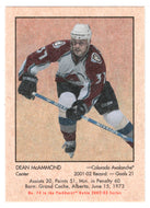 Dean McAmmond - Colorado Avalanche (NHL Hockey Card) 2002-03 Parkhurst Retro # 74 Mint