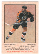 Martin Lapointe - Boston Bruins (NHL Hockey Card) 2002-03 Parkhurst Retro # 133 Mint