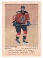 Kristian Huselius - Florida Panthers (NHL Hockey Card) 2002-03 Parkhurst Retro # 144 Mint