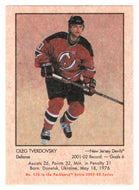 Oleg Tverdovsky - New Jersey Devils (NHL Hockey Card) 2002-03 Parkhurst Retro # 170 Mint