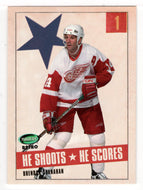 Brendan Shanahan - Detroit Red Wings (NHL Hockey Card) 2002-03 Parkhurst Retro He Shoots He Scores Points # 6 Mint