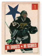Marty Turco - Dallas Stars (NHL Hockey Card) 2002-03 Parkhurst Retro He Shoots He Scores Points # 8 Mint