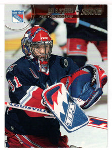 Dan Blackburn - New York Rangers (NHL Hockey Card) 2002-03 Topps Stadium Club # 34 Mint