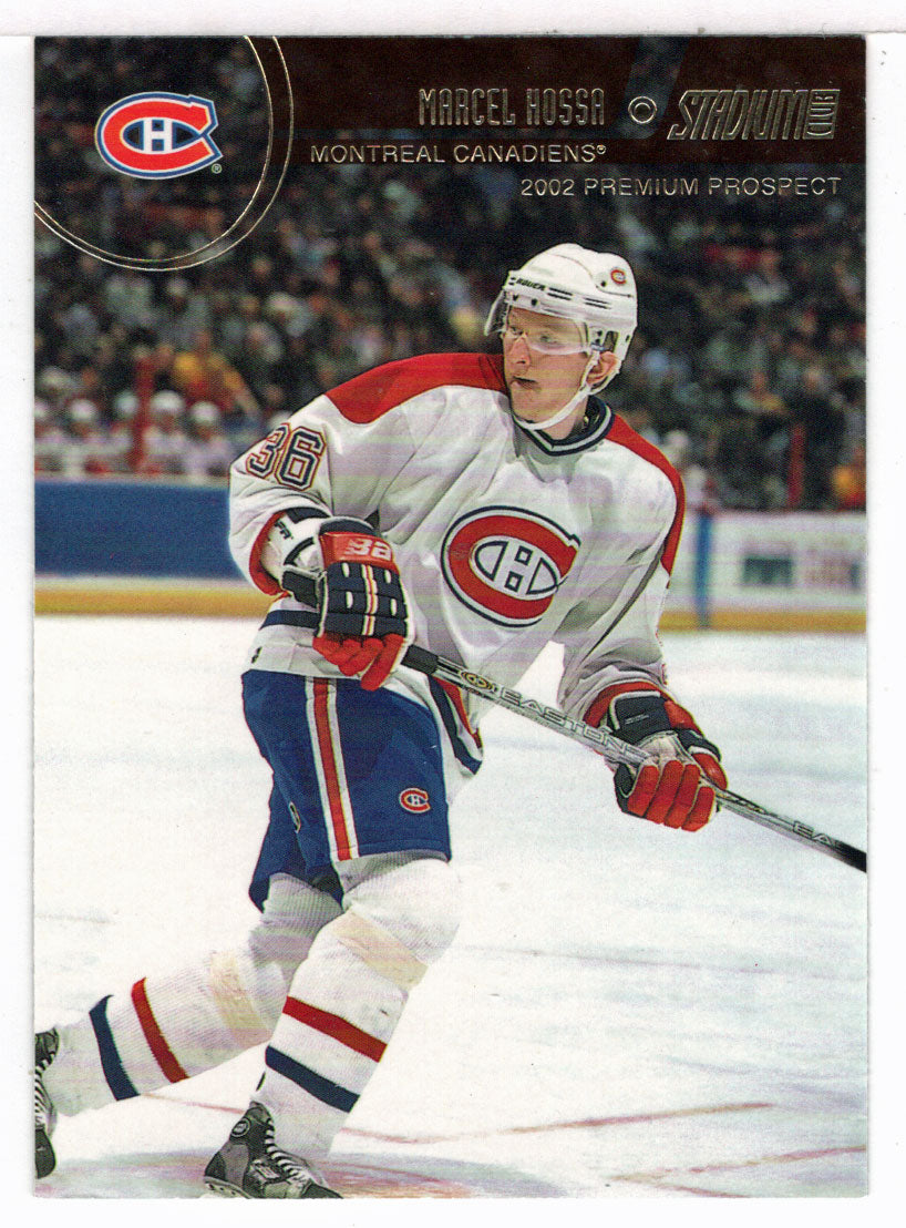 Marcel Hossa - Montreal Canadiens - Premium Prospect (NHL Hockey Card) 2002-03 Topps Stadium Club # 111 Mint