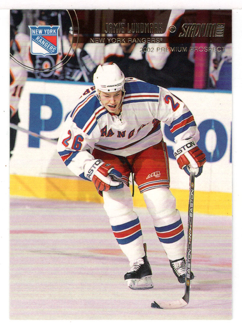Jamie Lundmark - New York Rangers - Premium Prospect (NHL Hockey Card) 2002-03 Topps Stadium Club # 112 Mint