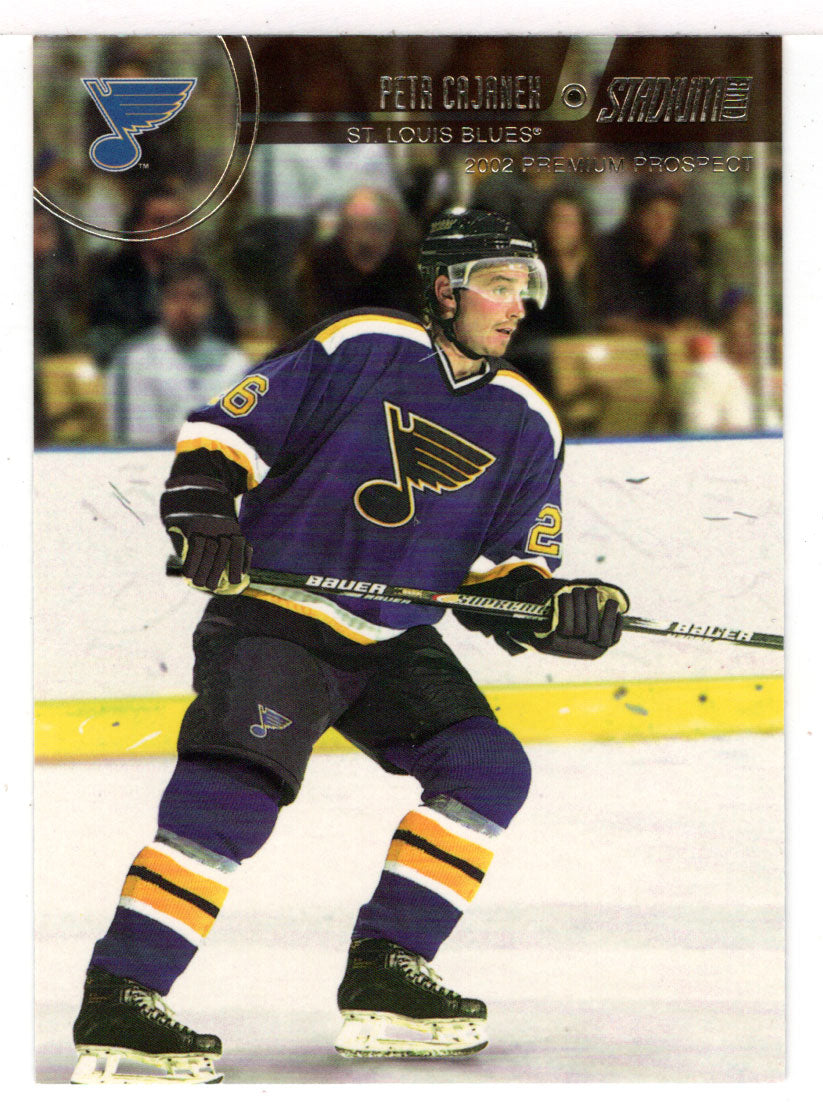 Petr Cajanek - St. Louis Blues - Premium Prospect (NHL Hockey Card) 2002-03 Topps Stadium Club # 118 Mint