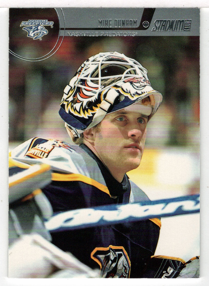 Mike Dunham - Nashville Predators - Silver Decoy (NHL Hockey Card) 2002-03 Topps Stadium Club # 71 Mint