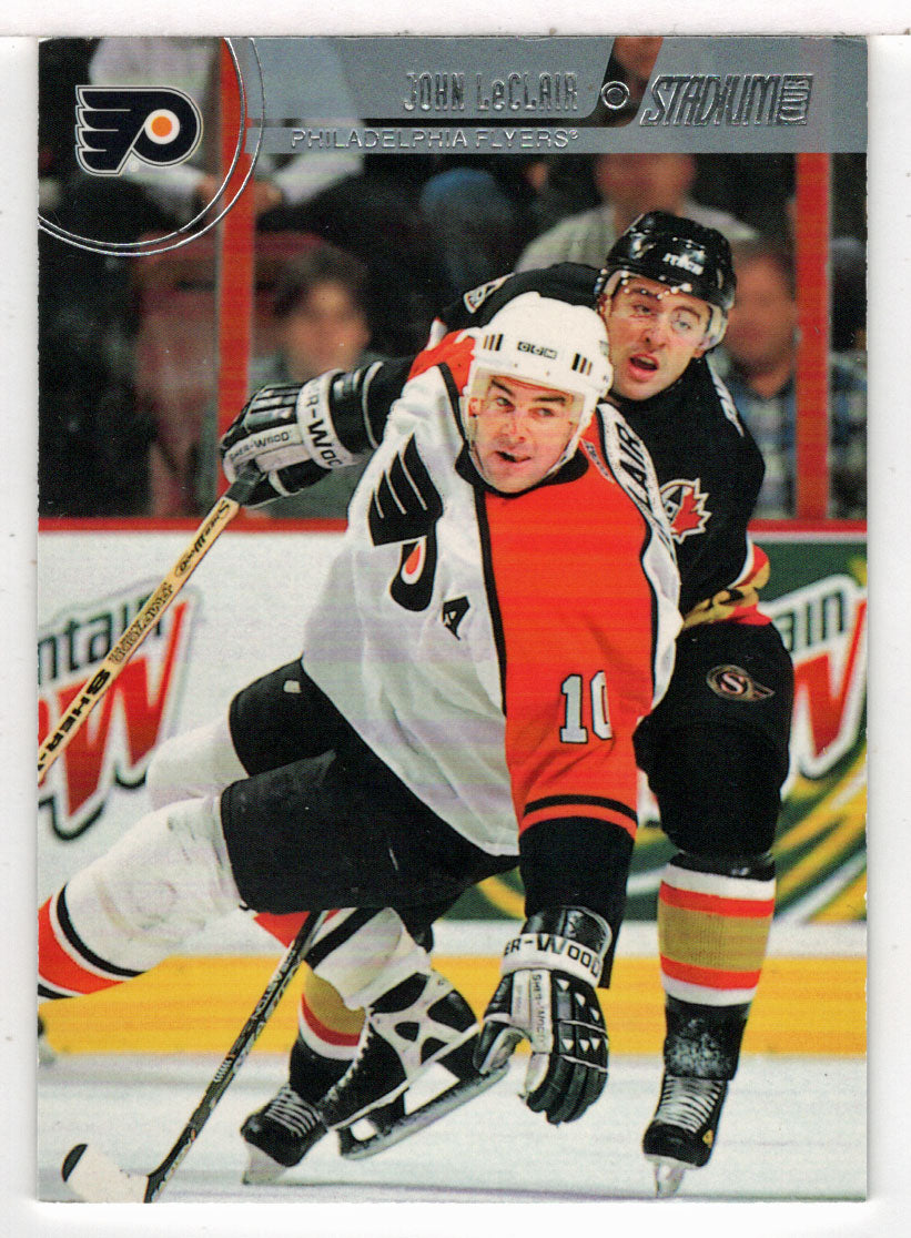 John LeClair - Philadelphia Flyers - Silver Decoy (NHL Hockey Card) 2002-03 Topps Stadium Club # 77 Mint