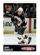 Dany Heatley - Atlanta Thrashers (NHL Hockey Card) 2002-03 Topps Total # 6 Mint