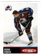 Adam Foote - Colorado Avalanche (NHL Hockey Card) 2002-03 Topps Total # 22 Mint