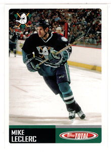 Mike Leclerc - Anaheim Mighty Ducks (NHL Hockey Card) 2002-03 Topps Total # 25 Mint