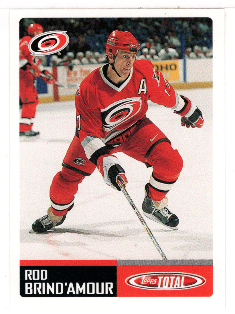 Rod Brind'Amour - Carolina Hurricanes (NHL Hockey Card) 2002-03 Topps Total # 38 Mint