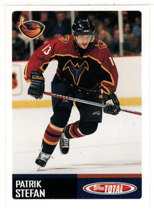 Patrik Stefan - Atlanta Thrashers (NHL Hockey Card) 2002-03 Topps Total # 46 Mint
