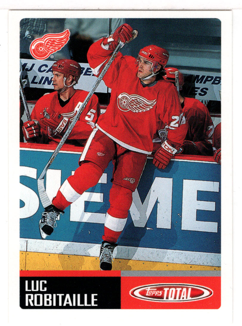 Luc Robitaille - Detroit Red Wings (NHL Hockey Card) 2002-03 Topps Total # 52 Mint