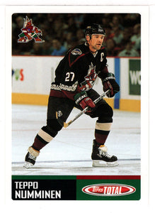 Teppo Numminen - Phoenix Coyotes (NHL Hockey Card) 2002-03 Topps Total # 55 Mint