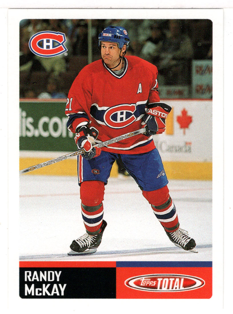 Randy McKay - Montreal Canadiens (NHL Hockey Card) 2002-03 Topps Total # 66 Mint