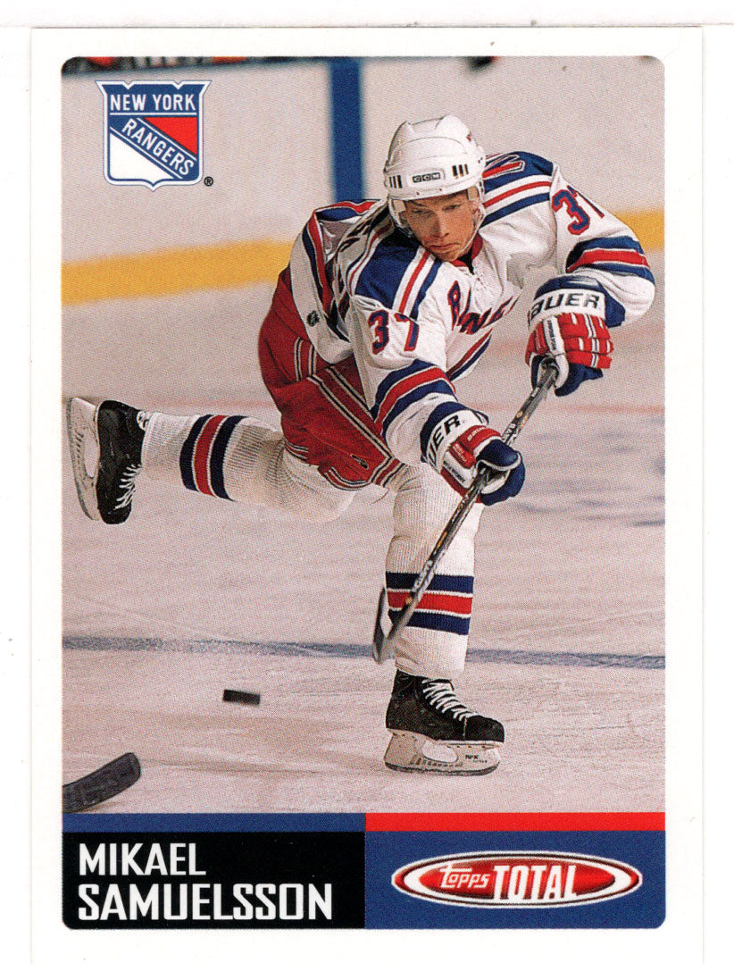 Mikael Samuelsson - New York Rangers (NHL Hockey Card) 2002-03 Topps Total # 67 Mint