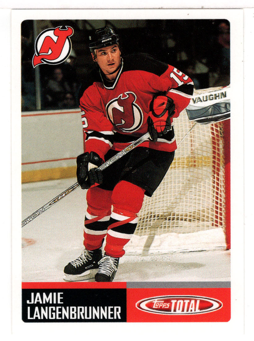 Jamie Langenbrunner - New Jersey Devils (NHL Hockey Card) 2002-03 Topps Total # 75 Mint