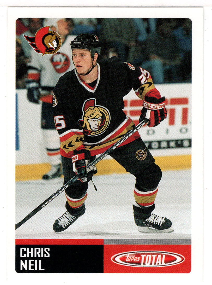 Chris Neil - Ottawa Senators (NHL Hockey Card) 2002-03 Topps Total # 107 Mint