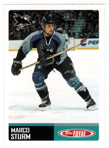 Marco Sturm - San Jose Sharks (NHL Hockey Card) 2002-03 Topps Total # 108 Mint