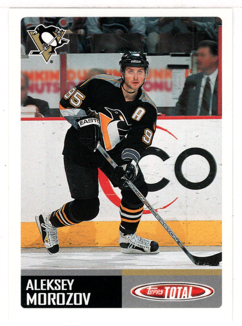 Aleksey Morozov - Pittsburgh Penguins (NHL Hockey Card) 2002-03 Topps Total # 123 Mint