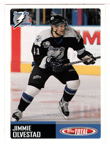 Jimmie Olvestad - Tampa Bay Lightning (NHL Hockey Card) 2002-03 Topps Total # 124 Mint