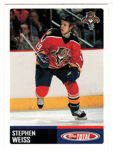 Stephen Weiss - Florida Panthers (NHL Hockey Card) 2002-03 Topps Total # 128 Mint