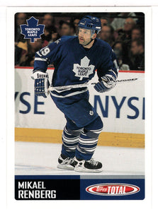 Mikael Renberg - Toronto Maple Leafs (NHL Hockey Card) 2002-03 Topps Total # 152 Mint