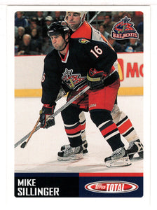 Mike Sillinger - Columbus Blue Jackets (NHL Hockey Card) 2002-03 Topps Total # 158 Mint