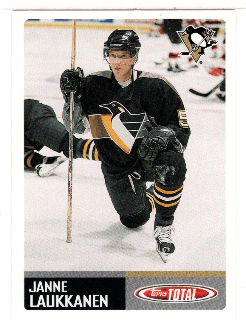 Janne Laukkanen - Pittsburgh Penguins (NHL Hockey Card) 2002-03 Topps Total # 165 Mint