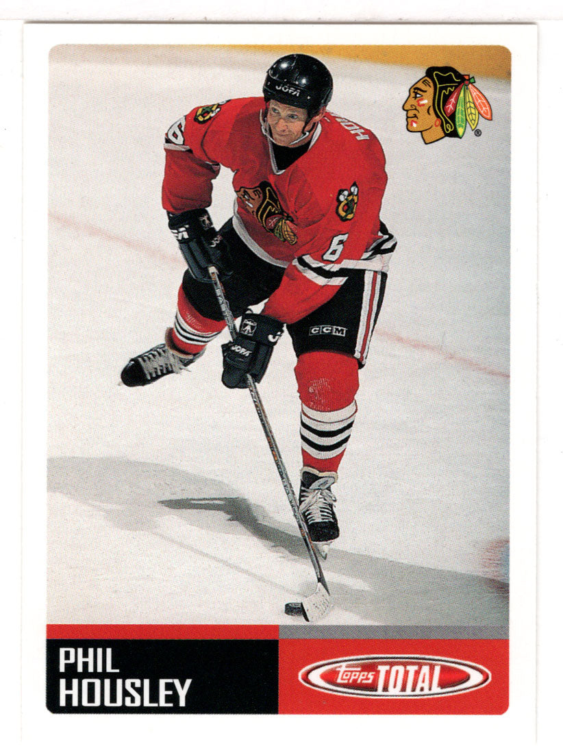 Phil Housley - Chicago Blackhawks (NHL Hockey Card) 2002-03 Topps Total # 166 Mint