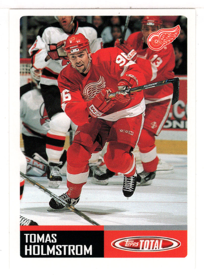 Tomas Holmstrom - Detroit Red Wings (NHL Hockey Card) 2002-03 Topps Total # 167 Mint