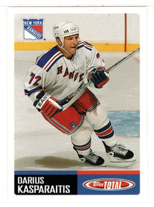 Darius Kasparaitis - New York Rangers (NHL Hockey Card) 2002-03 Topps Total # 169 Mint