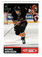 Magnus Arvedson - Ottawa Senators (NHL Hockey Card) 2002-03 Topps Total # 176 Mint