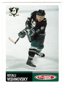Vitaly Vishnevski - Anaheim Mighty Ducks (NHL Hockey Card) 2002-03 Topps Total # 179 Mint