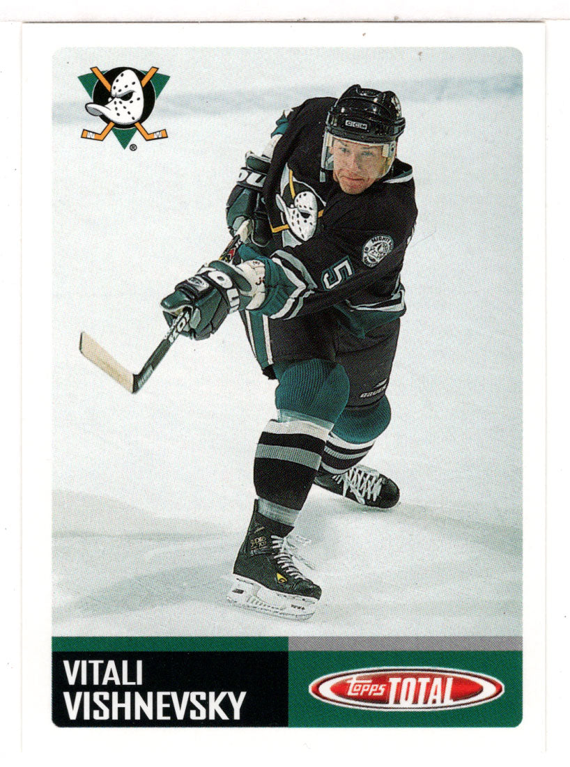 Vitaly Vishnevski - Anaheim Mighty Ducks (NHL Hockey Card) 2002-03 Topps Total # 179 Mint