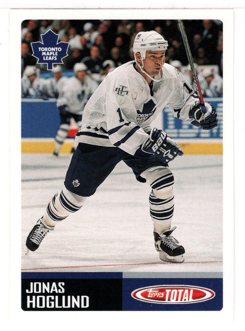 Jonas Hoglund - Toronto Maple Leafs (NHL Hockey Card) 2002-03 Topps Total # 197 Mint