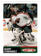 Manny Fernandez - Minnesota Wild (NHL Hockey Card) 2002-03 Topps Total # 229 Mint