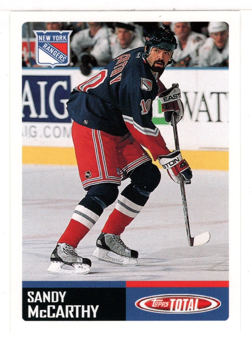Sandy McCarthy - New York Rangers (NHL Hockey Card) 2002-03 Topps Total # 235 Mint