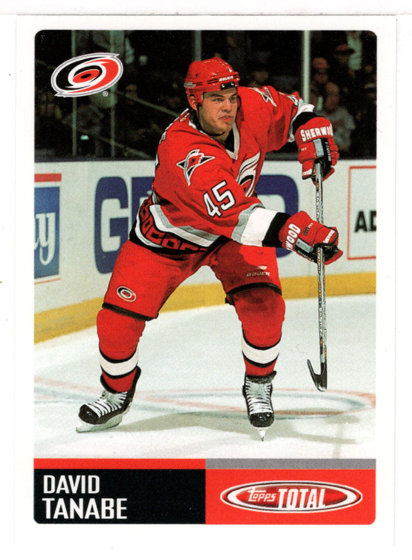 David Tanabe - Carolina Hurricanes (NHL Hockey Card) 2002-03 Topps Total # 242 Mint