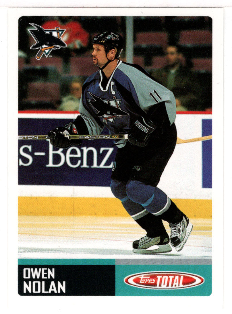 Owen Nolan - San Jose Sharks (NHL Hockey Card) 2002-03 Topps Total # 261 Mint