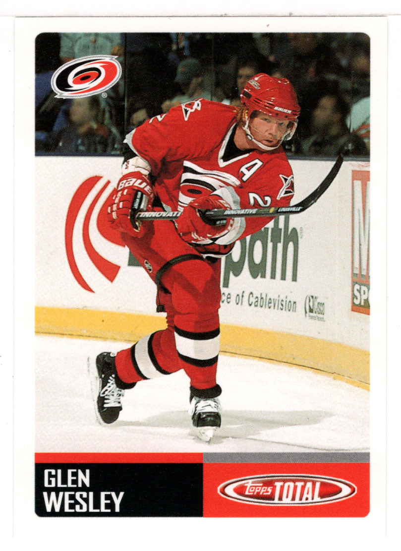 Glen Wesley - Carolina Hurricanes (NHL Hockey Card) 2002-03 Topps Total # 273 Mint