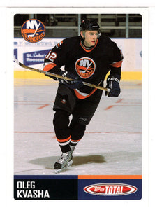 Oleg Kvasha - New York Islanders (NHL Hockey Card) 2002-03 Topps Total # 296 Mint