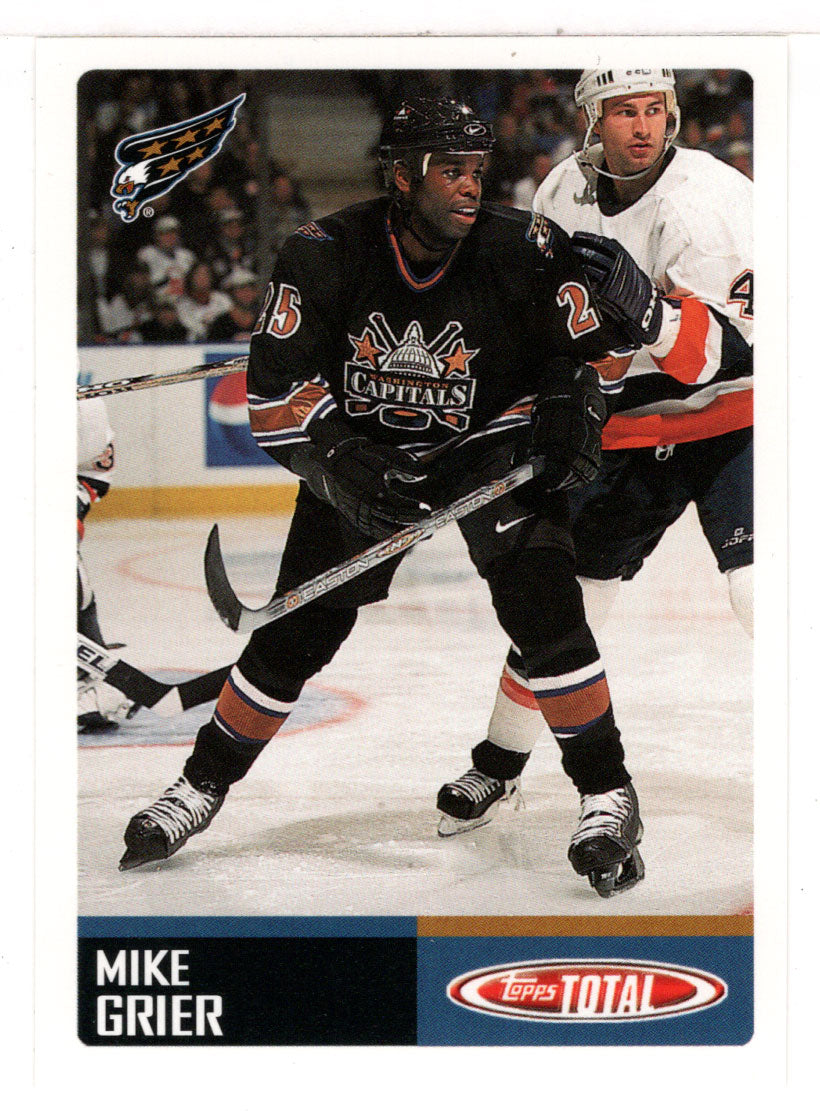 Mike Grier - Washington Capitals (NHL Hockey Card) 2002-03 Topps Total # 329 Mint