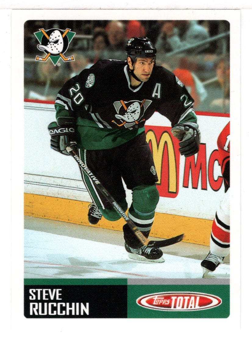 Steve Rucchin - Anaheim Mighty Ducks (NHL Hockey Card) 2002-03 Topps Total # 330 Mint