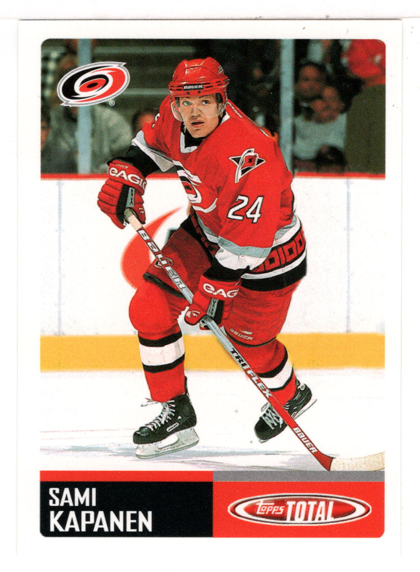 Sami Kapanen - Carolina Hurricanes (NHL Hockey Card) 2002-03 Topps Total # 333 Mint